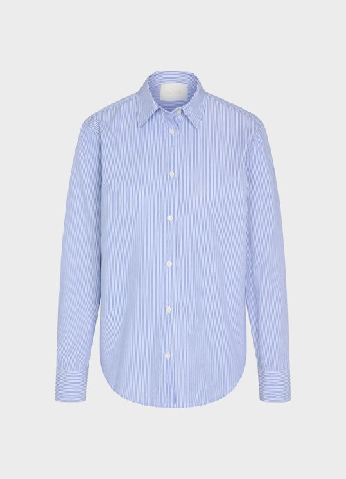 Regular Fit Sweatshirts Blouse deep blu -white