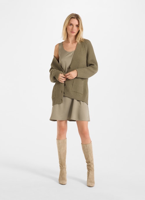 Casual Fit Jackets Cardigan dusty olive