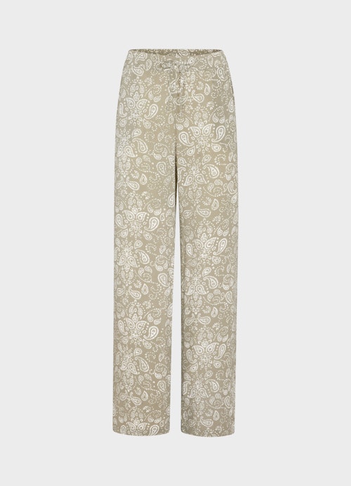 Wide Leg Pants Wide Leg Fit - Trousers dusty olive