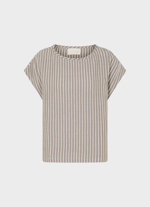 Boxy Fit T-shirts Muslin blouse dusty olive