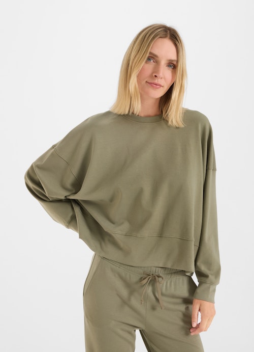 Loose Fit Sweaters sweatshirt grape leaf