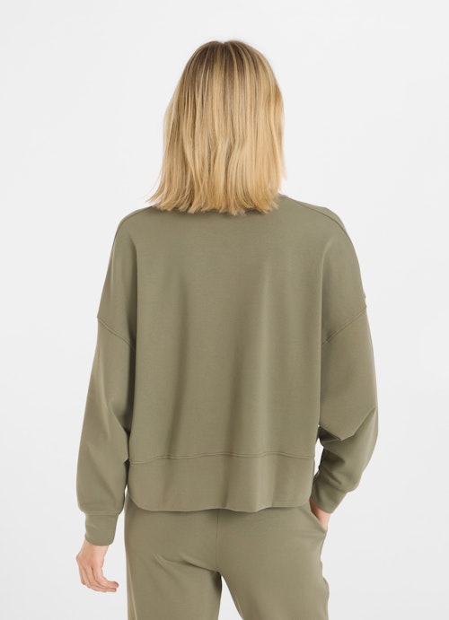 Loose Fit Sweaters sweatshirt grape leaf