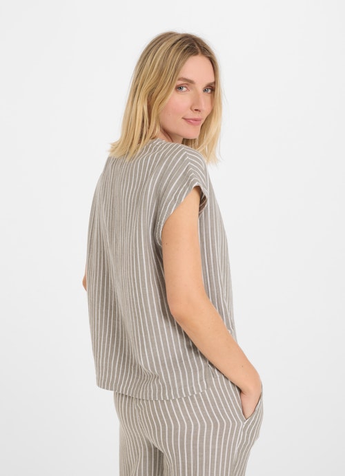 Boxy Fit T-shirts Muslin blouse dusty olive