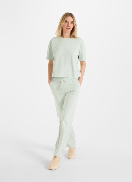 Boot Cut Pants Wide Leg Fit - Sweatpants pastel green