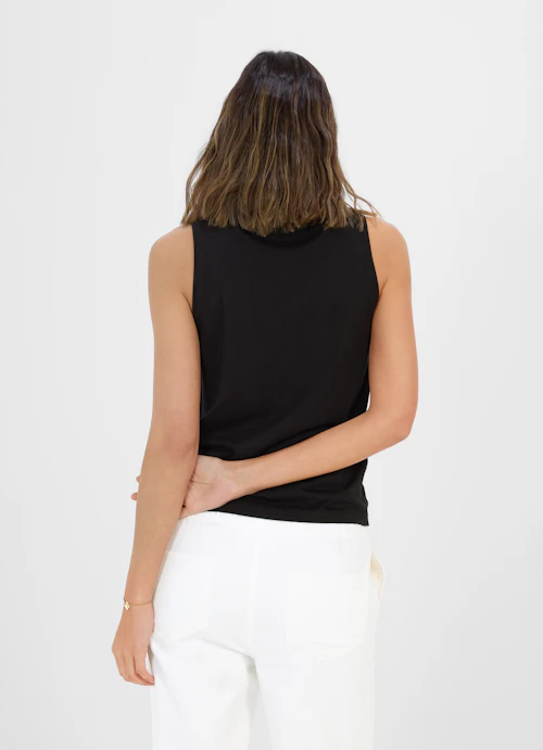 Regular Fit Tops Top black