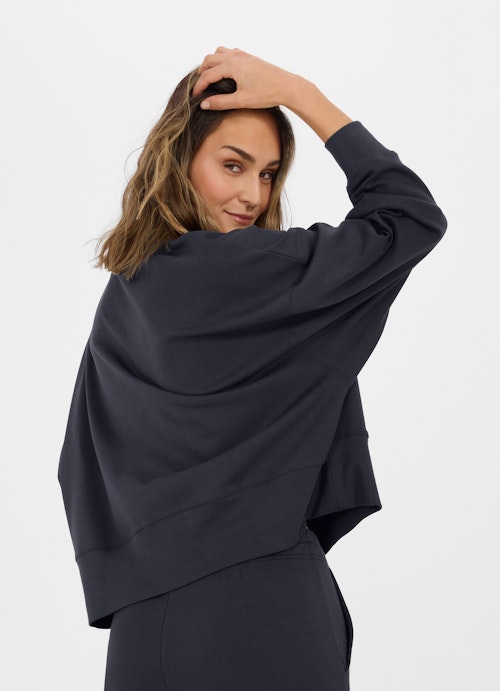 Loose Fit Sweater Sweatshirt navy