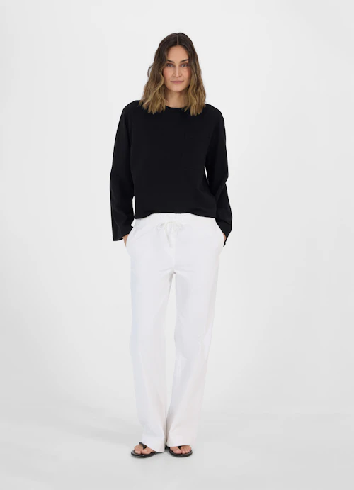 Boxy Fit Longsleeves Longlseeve black