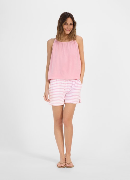 Medium Length Shorts Terrycloth shorts tea rose
