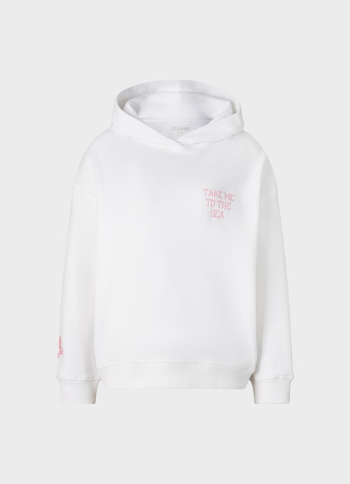 Coupe oversize Sweats à capuche Sweatshirt à capuche white