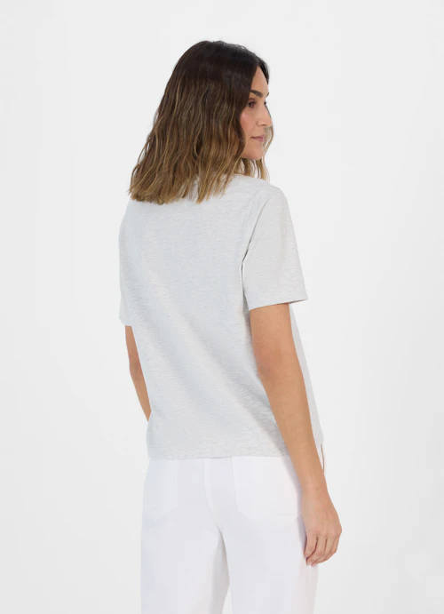 Boxy Fit T-shirts T-Shirt grey melange