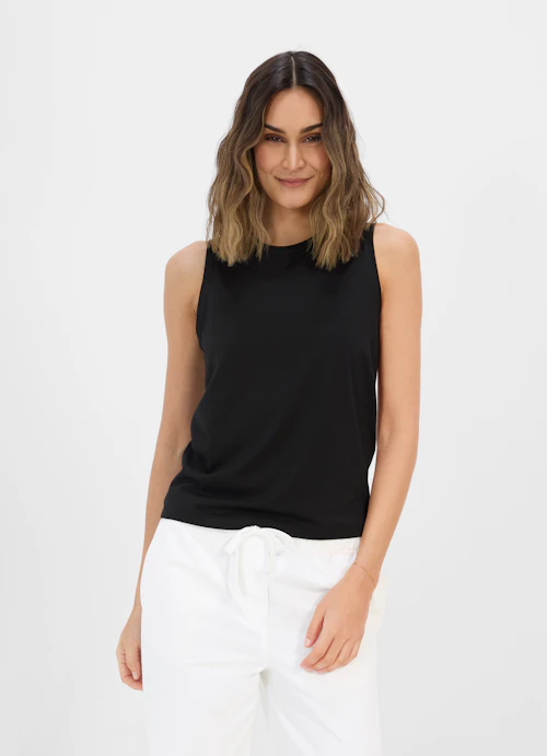 Regular Fit Tops Top black
