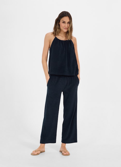 Casual Fit Tops Terry cloth - Top navy