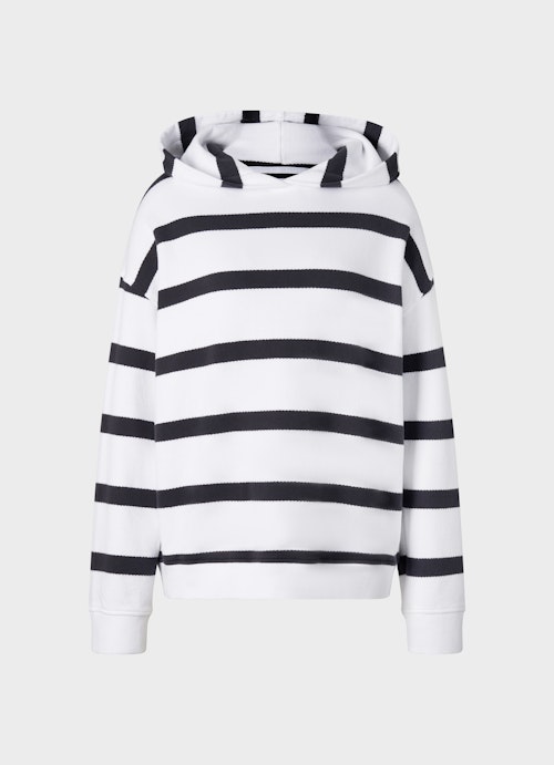 Coupe oversize Sweats à capuche Sweatshirt à capuche white-navy