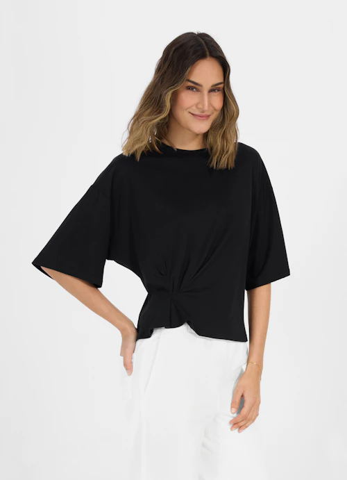 Boxy Fit T-Shirts T-Shirt black