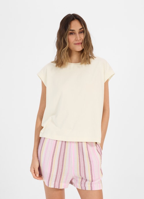 Boxy Fit T-Shirts Boxy - T-Shirt vanilla
