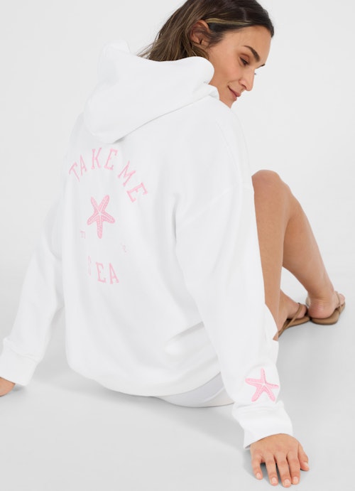 Coupe oversize Sweats à capuche Sweatshirt à capuche white