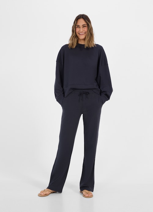 Coupe bootcut Pantalon de jogging Pantalon de survêtement coupe large navy