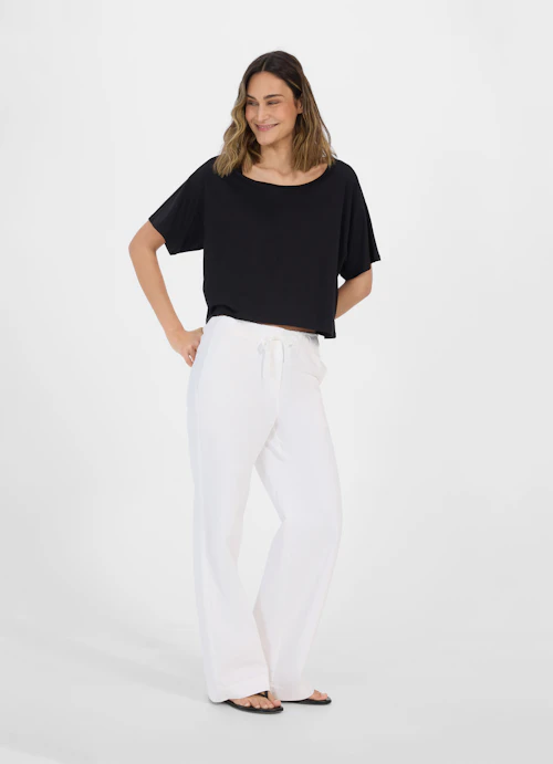 Short Length T-Shirts T-Shirt black