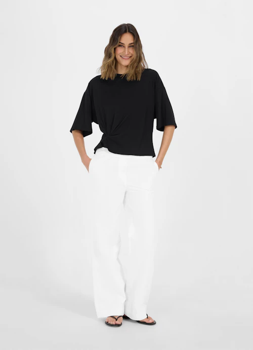 Boxy Fit T-Shirts T-Shirt black