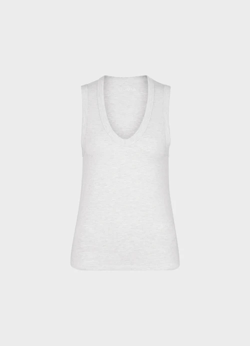 Regular Fit Tops Top grey melange