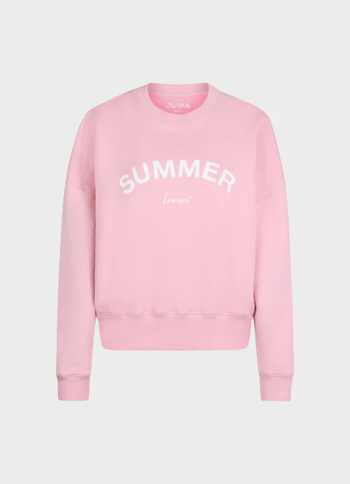 Casual Fit Sweater Summer lovin - Sweater tea rose