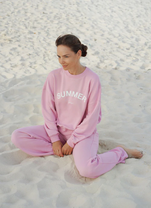 Casual Fit Sweater Summer lovin - Sweater tea rose