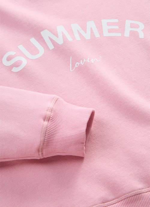Casual Fit Sweater Summer lovin - Sweater tea rose