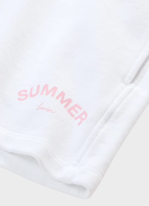 Casual Fit Shorts Summer lovin - Shorts white