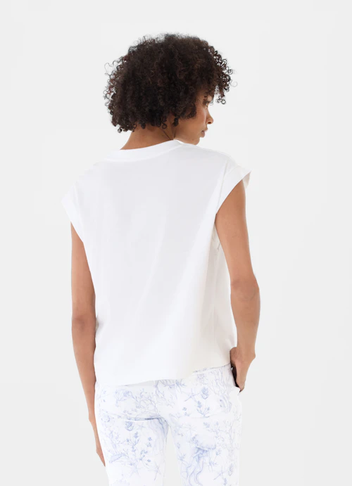 Boxy Fit T-shirts T-Shirt white
