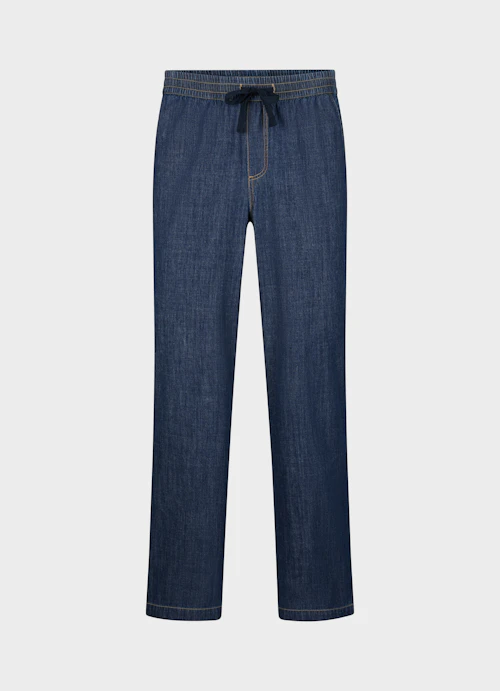 Casual Fit Pants Denim trousers navy