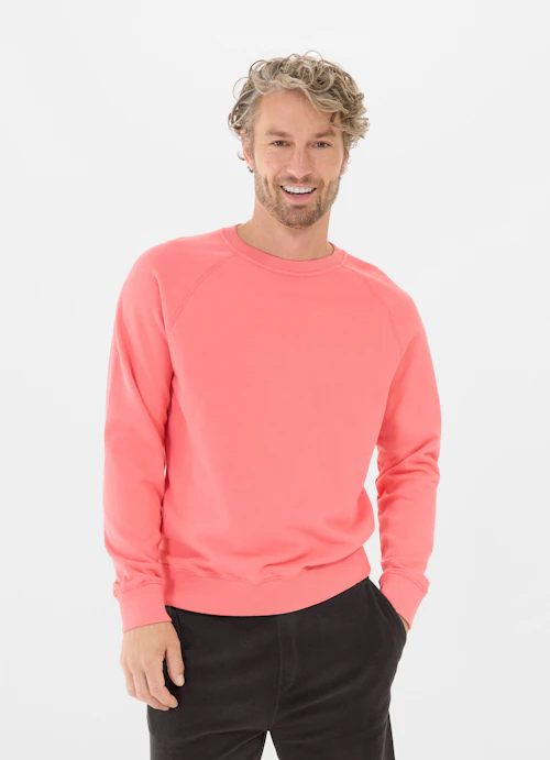 Casual Fit Sweater Sweatshirt fiery pink