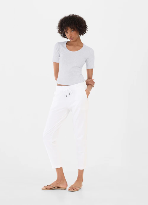 Slim Fit T-shirts T-Shirt silver melange