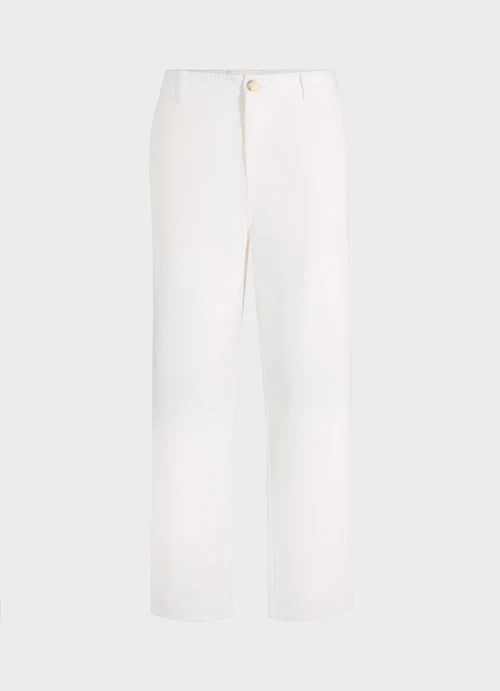 Regular Fit Pants Denim - Pants white