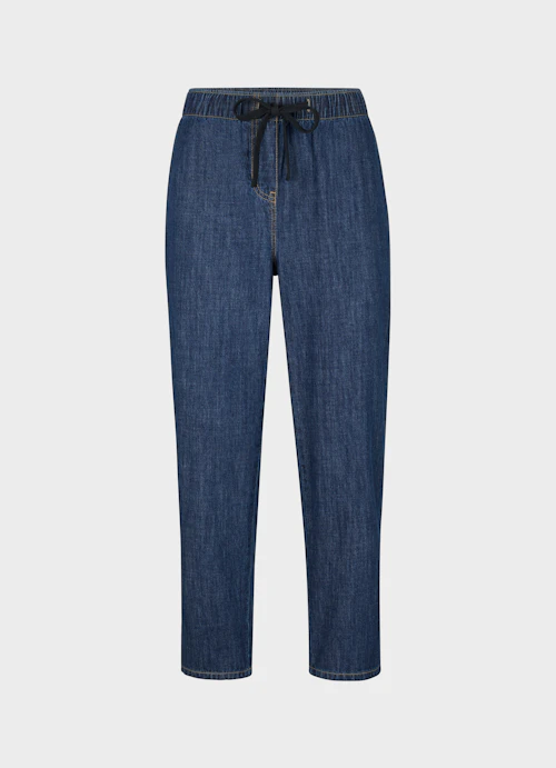 Casual Fit Pants Denim - Pants navy