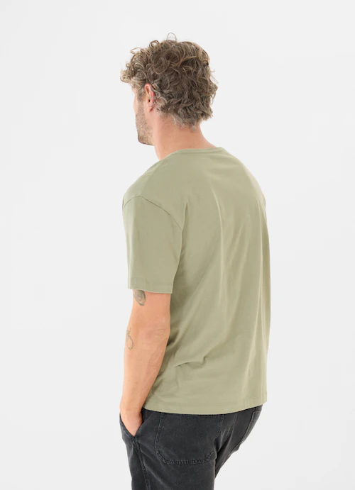Regular Fit T-shirts T-shirt l.green-khaki