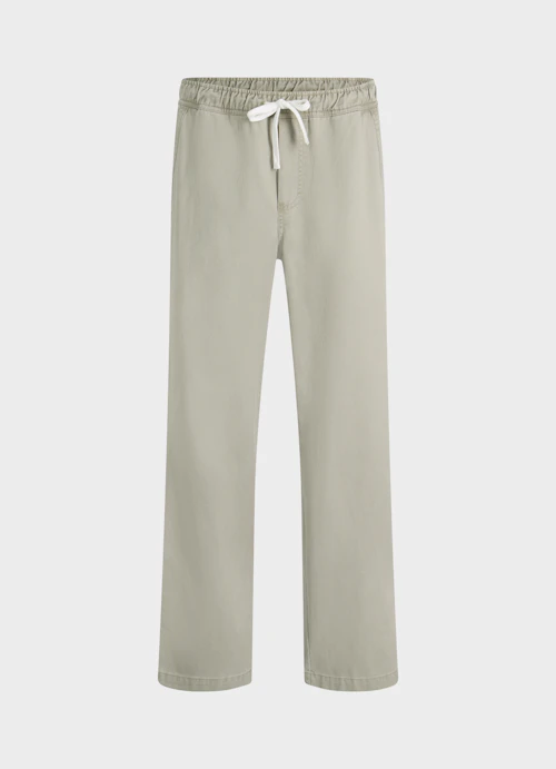 Casual Fit Pants Denim trousers silver sage