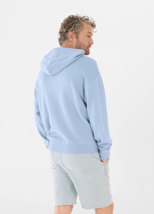 Casual Fit Hoodies Hoodie cash.blue