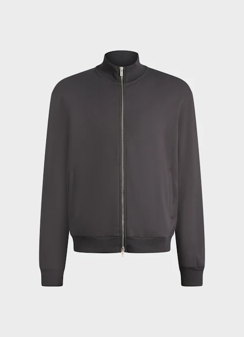 Regular Fit Jacken Sweatjacke charcoal