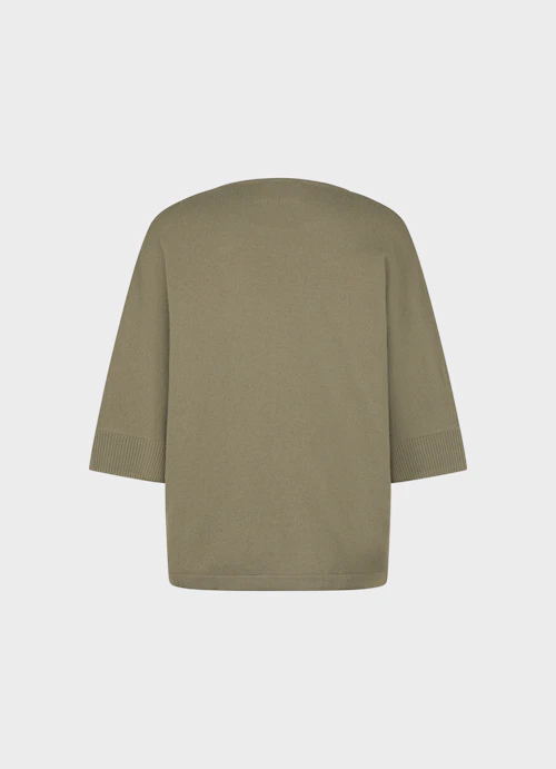Casual Fit Knitwear Cashmere Blend - Sweater dusty olive