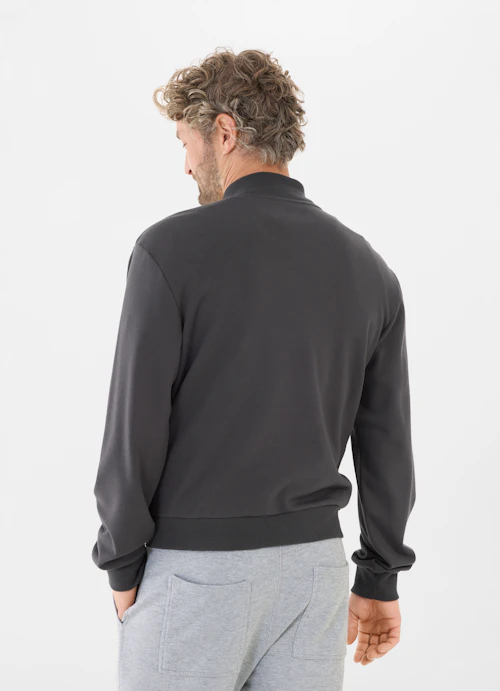 Regular Fit Jacken Sweatjacke charcoal