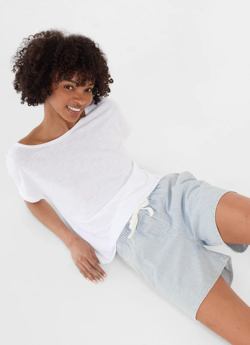 Casual Fit Shorts Denim - Shorts skylight blue