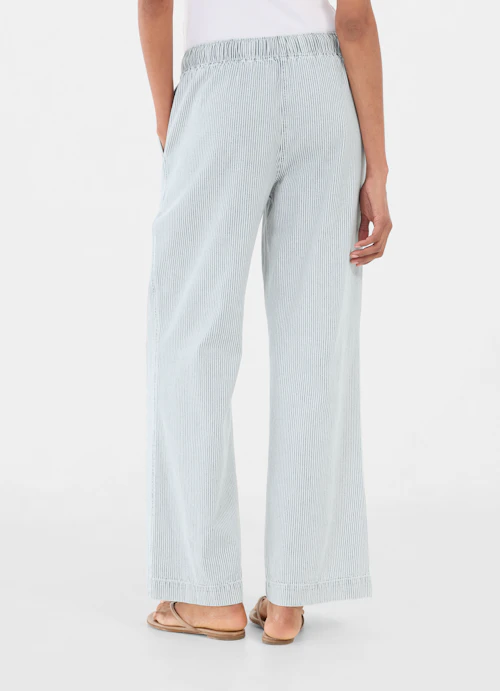 Casual Fit Pants Denim - Pants skylight blue