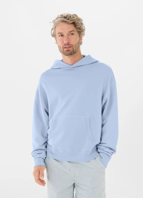 Casual Fit Hoodies Hoodie cash.blue