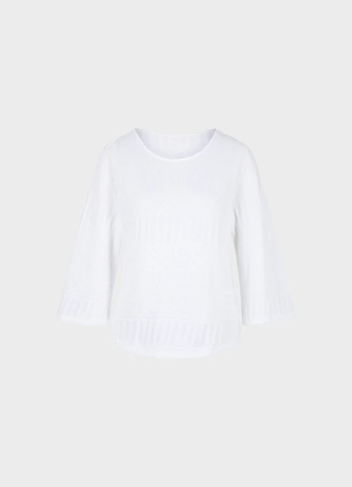 Regular Fit Sweatshirts Openwork - Shirt white