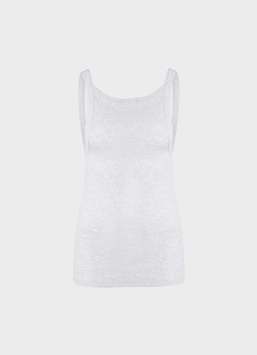 Slim Fit Tops Top silver melange