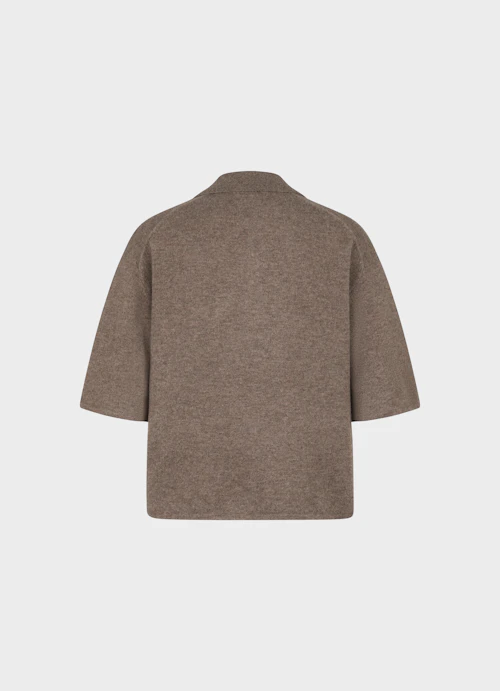 Casual Knitwear Cashmere Blend - Polo Shirt mink mel.