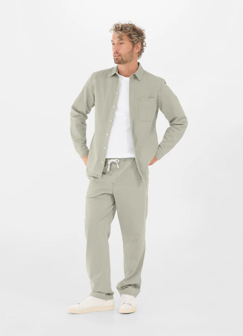 Regular Fit Shirts Denim shirt silver sage