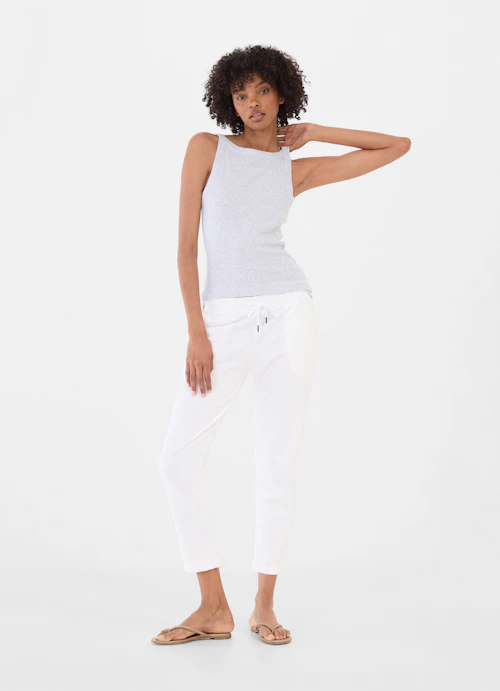 Slim Fit Tops Top silver melange