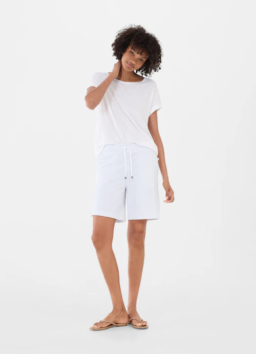 Long Length Bermudas Bermuda Shorts silver