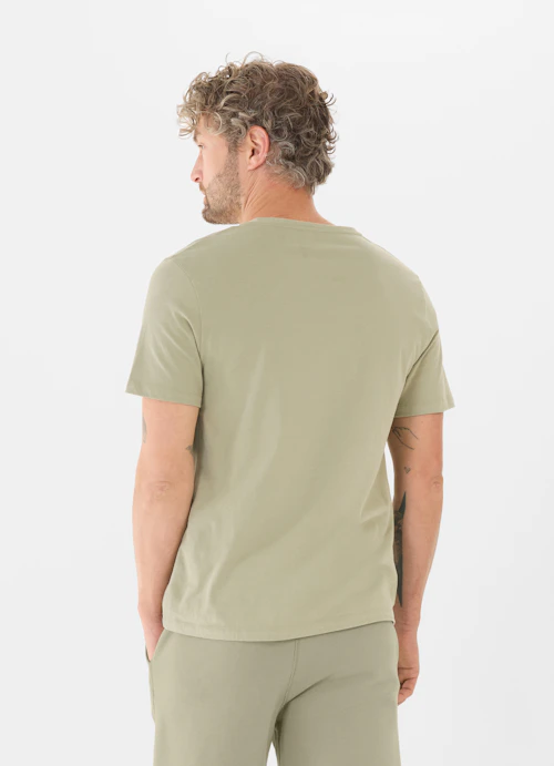 Regular Fit T-shirts T-shirt l.green-khaki